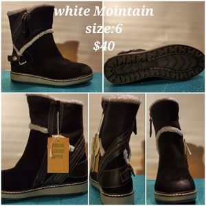 White mountain winter boots size 6 womens